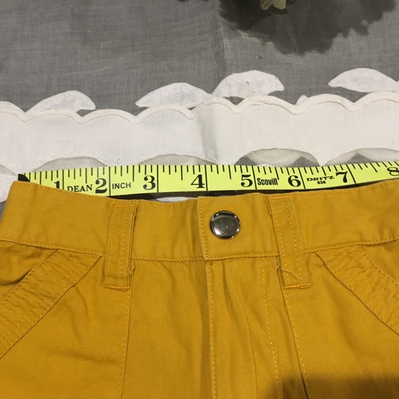 SOLD****CANDY SHORTS FOR BOYS, SIZE 4 IN GOLDEN YELLOW - Picture 6 of 7